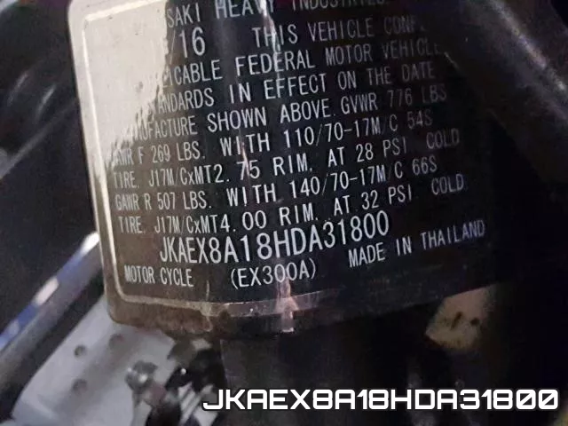 JKAEX8A18HDA31800 фото 2