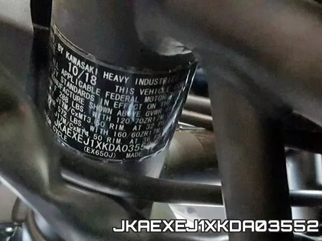 JKAEXEJ1XKDA03552 фото 2