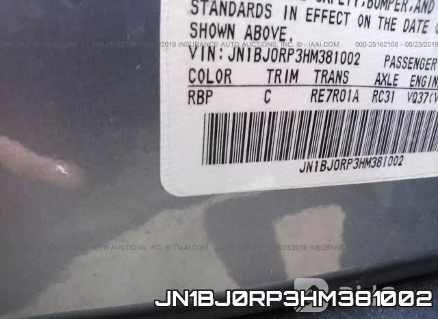 JN1BJ0RP3HM381002 фото 9