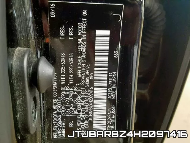 JTJBARBZ4H2097416 фото 2