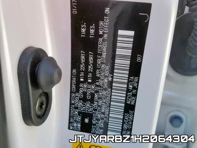 JTJYARBZ1H2064304 фото 2
