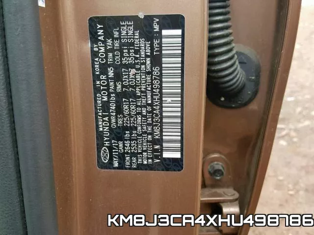 KM8J3CA4XHU498786 фото 2