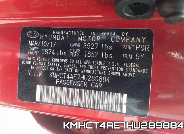 KMHCT4AE7HU289884 фото 10