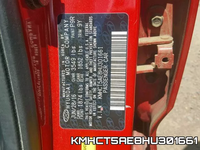 KMHCT5AE8HU301661 фото 2