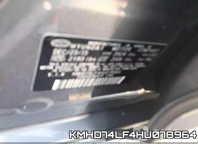 KMHD74LF4HU078964 фото 10