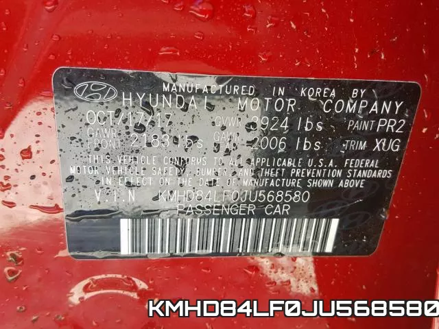 KMHD84LF0JU568580 фото 2