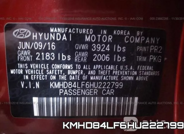 KMHD84LF6HU222799 фото 10