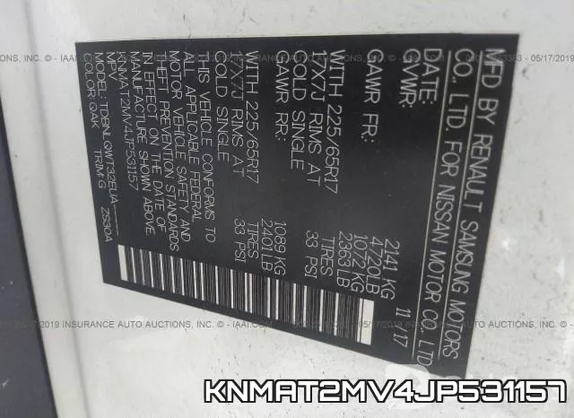 KNMAT2MV4JP531157 фото 10