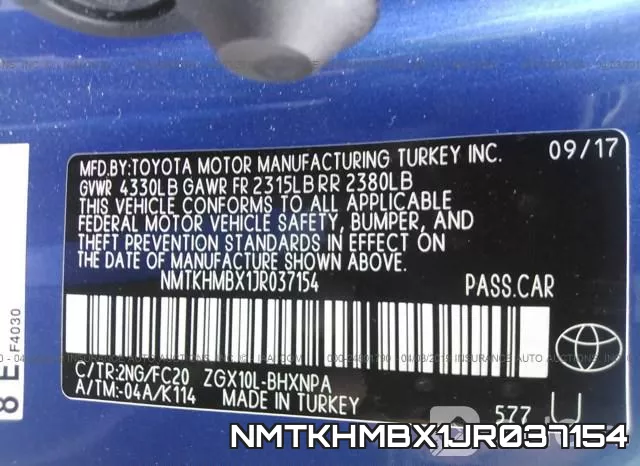 NMTKHMBX1JR037154 фото 10