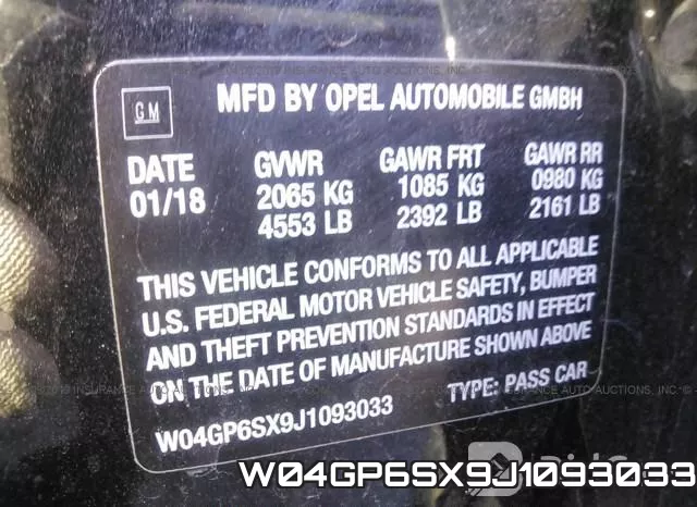 W04GP6SX9J1093033 фото 10