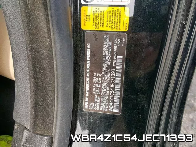 WBA4Z1C54JEC71393 фото 2