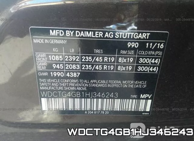 WDCTG4GB1HJ346243 фото 10