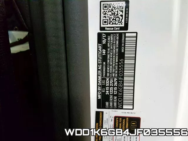 WDD1K6GB4JF035556 фото 2