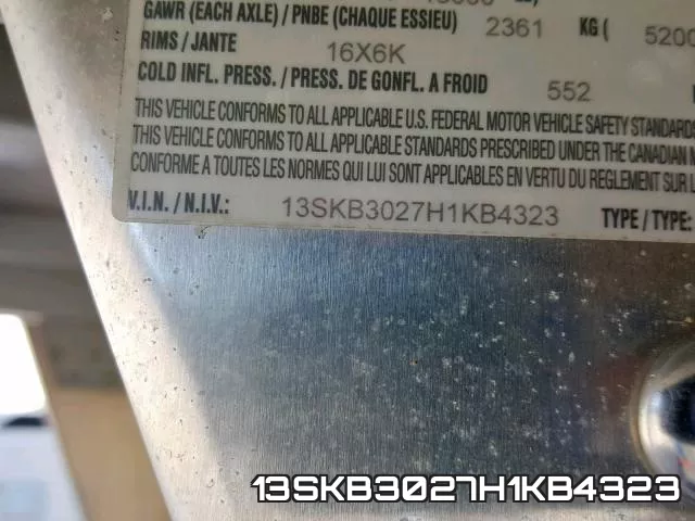 13SKB3027H1KB4323 фото 2