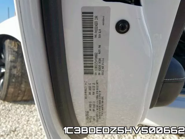 1C3BDEDZ5HV500662 фото 2