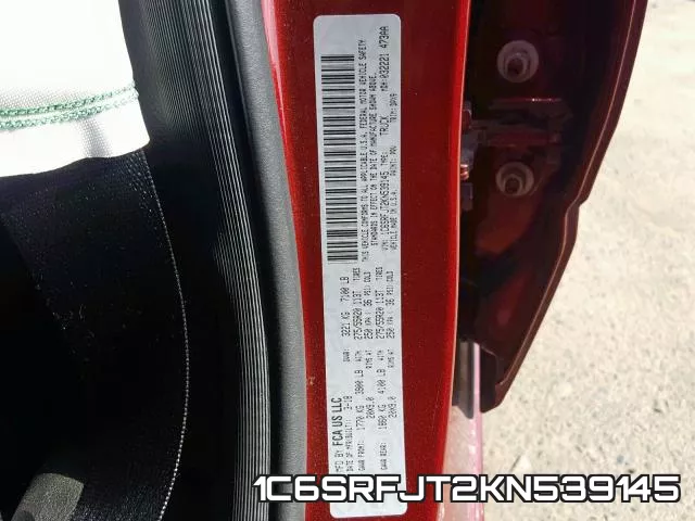 1C6SRFJT2KN539145 фото 2