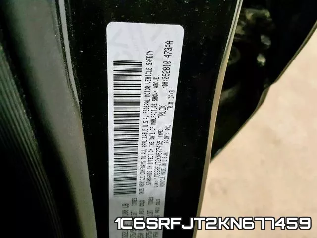 1C6SRFJT2KN677459 фото 2