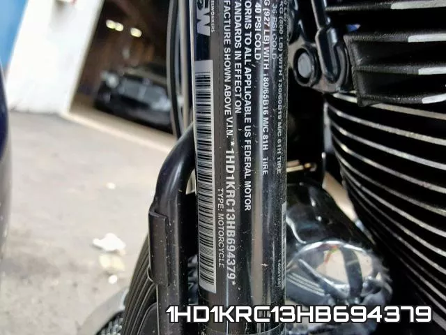 1HD1KRC13HB694379 фото 2