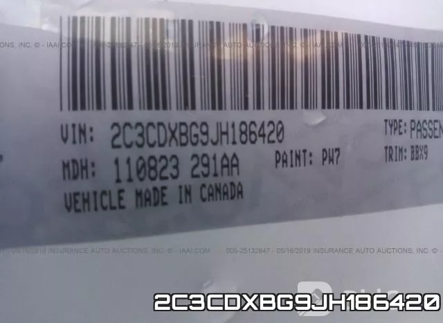 2C3CDXBG9JH186420 фото 10