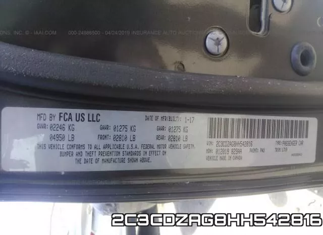 2C3CDZAG8HH542816 фото 10