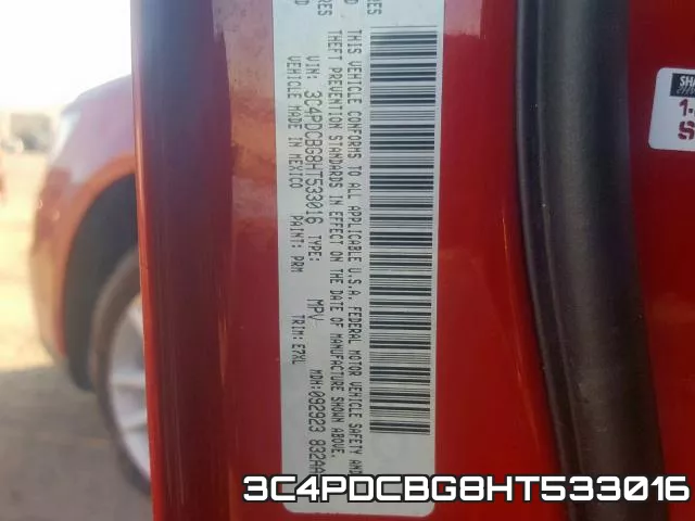 3C4PDCBG8HT533016 фото 2