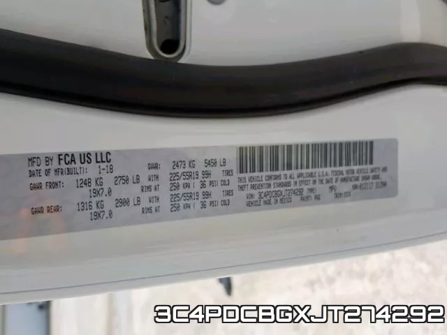 3C4PDCBGXJT274292 фото 2
