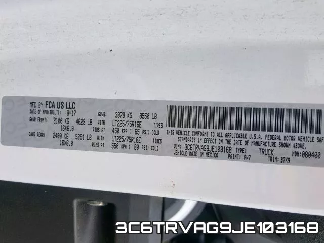 3C6TRVAG9JE103168 фото 2