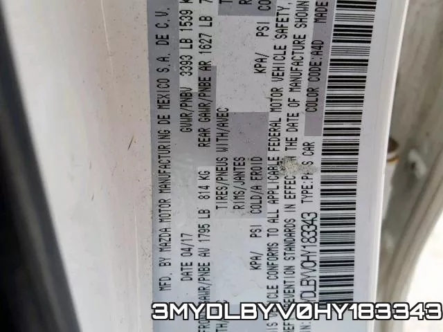 3MYDLBYV0HY183343 фото 2