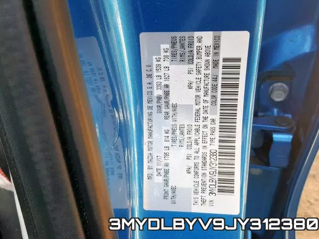 3MYDLBYV9JY312380 фото 2