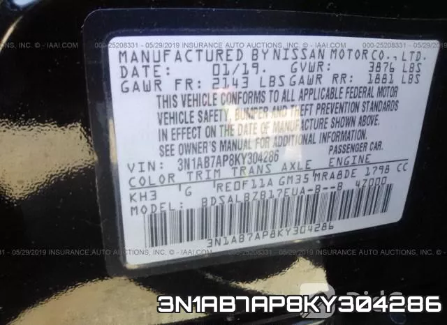 3N1AB7AP8KY304286 фото 10