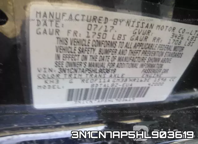 3N1CN7AP5HL903619 фото 10