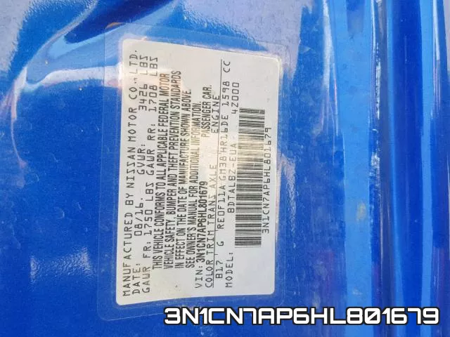3N1CN7AP6HL801679 фото 2