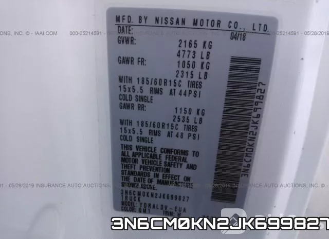 3N6CM0KN2JK699827 фото 10