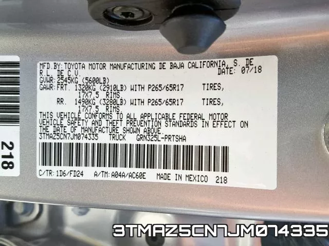 3TMAZ5CN7JM074335 фото 2