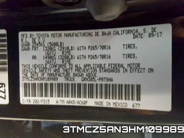 3TMCZ5AN3HM109989 фото 2