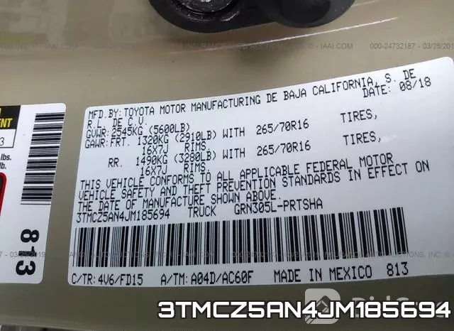 3TMCZ5AN4JM185694 фото 10