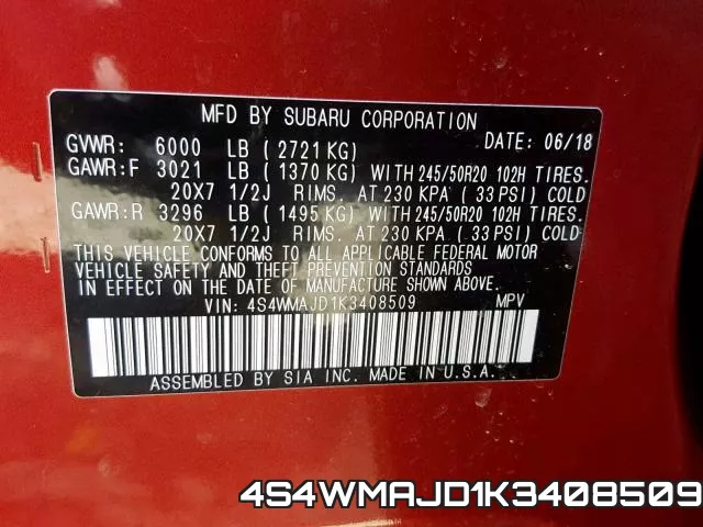 4S4WMAJD1K3408509 фото 2