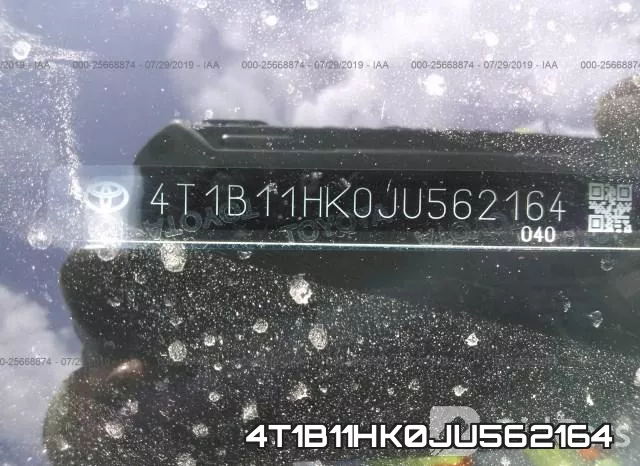4T1B11HK0JU562164 фото 10