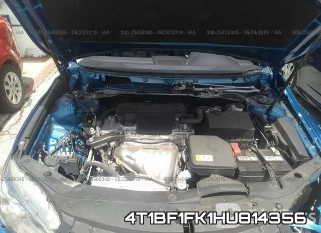 4T1BF1FK1HU814356 фото 2