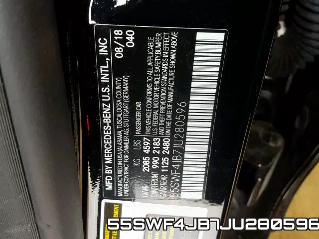 55SWF4JB7JU280596 фото 2
