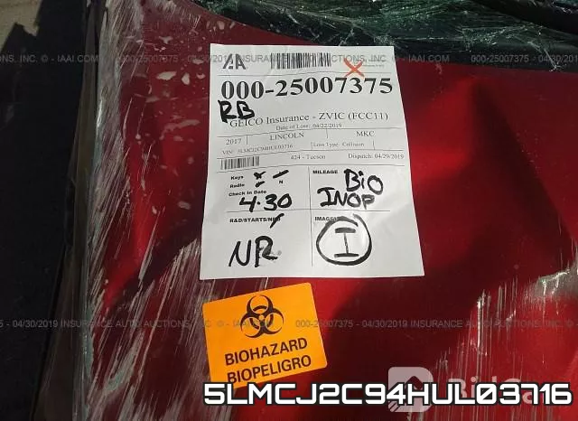5LMCJ2C94HUL03716 фото 8