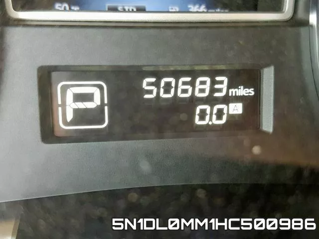 5N1DL0MM1HC500986 фото 9