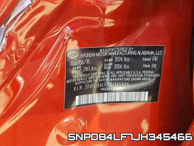 5NPD84LF7JH345466 фото 2