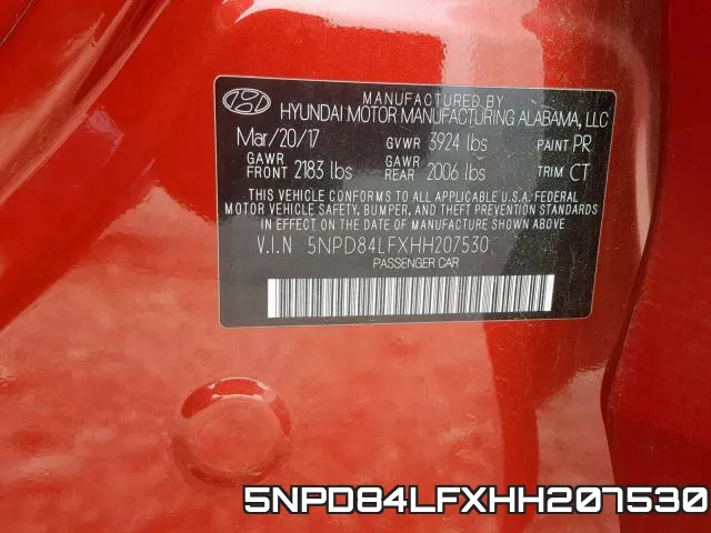 5NPD84LFXHH207530 фото 2