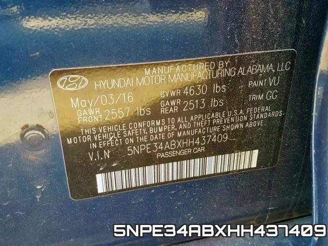 5NPE34ABXHH437409 фото 2