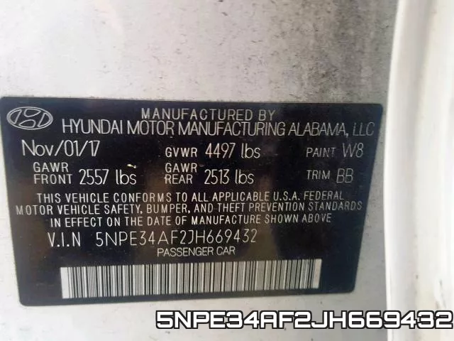 5NPE34AF2JH669432 фото 2