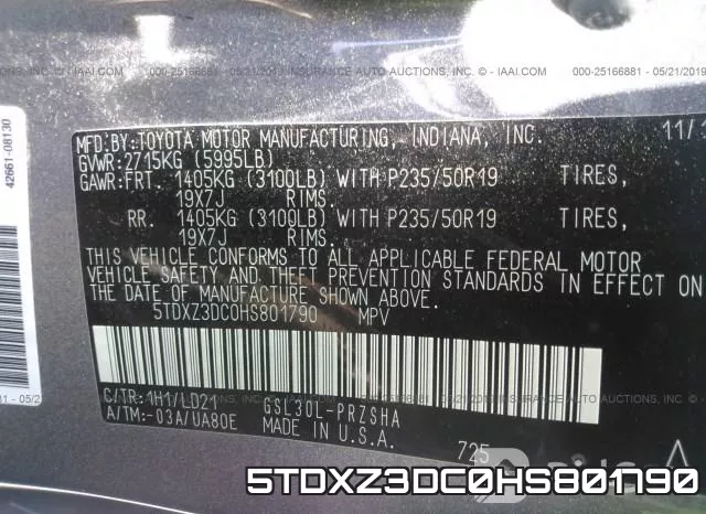5TDXZ3DC0HS801790 фото 10