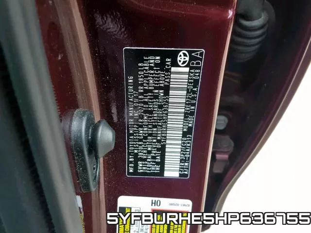 5YFBURHE5HP636755 фото 2
