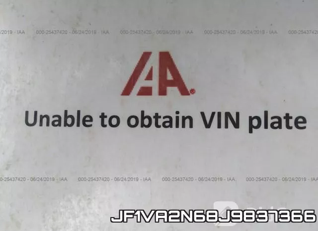 JF1VA2N68J9837366 фото 10