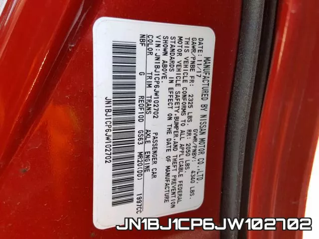 JN1BJ1CP6JW102702 фото 2